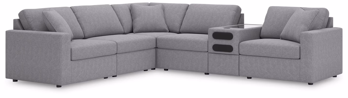 49adfd2b1700968d6261a5fa18b3f240 Modmax 6-Piece Sectional - Image 1