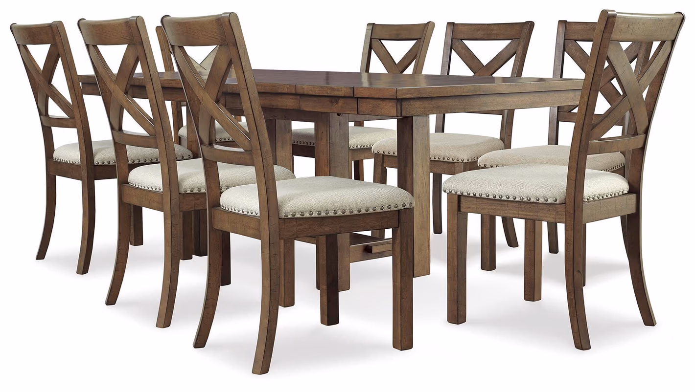 49c928b2d557e5879d8c933621859788 Moriville Dining Table and 8 Chairs - Image 1