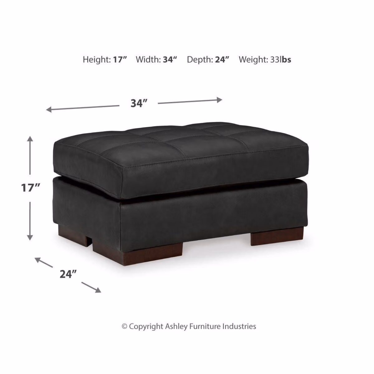Luigi Oversized Chair and Ottoman - Image 13