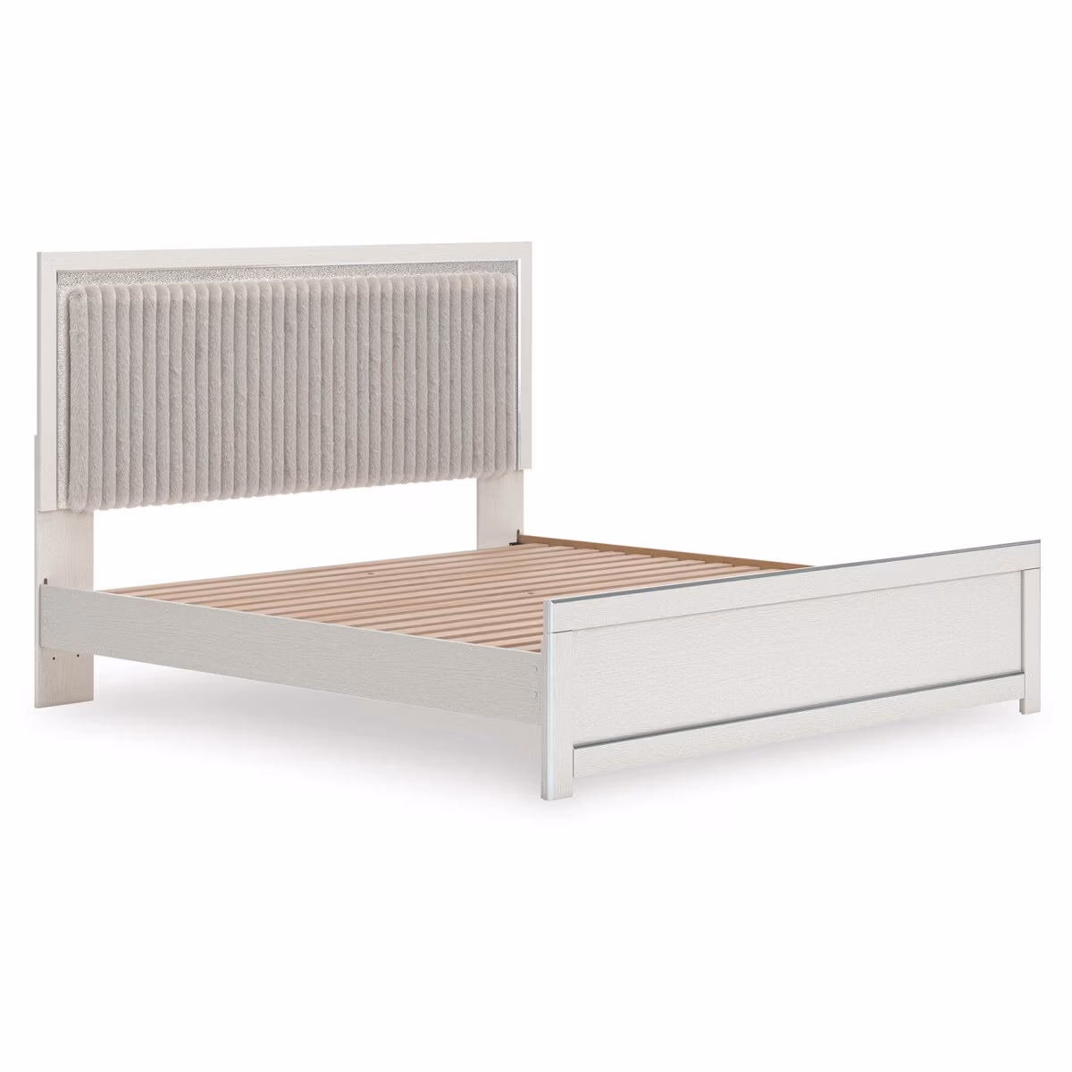 Zuraleus King Upholstered Panel Platform Bed - Image 4
