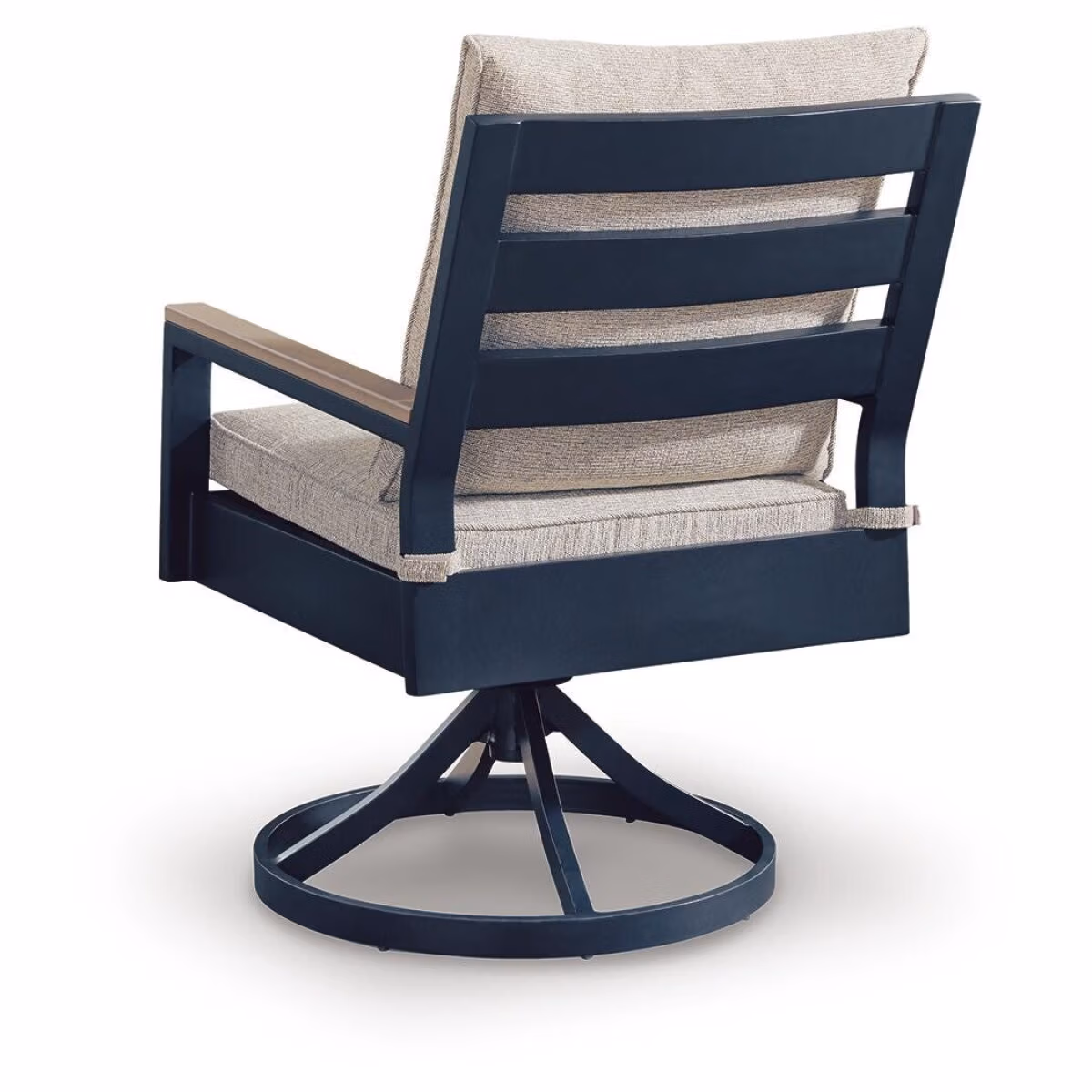 East Beach Outdoor Swivel Chair with Cushion (Set of 2) - Image 6