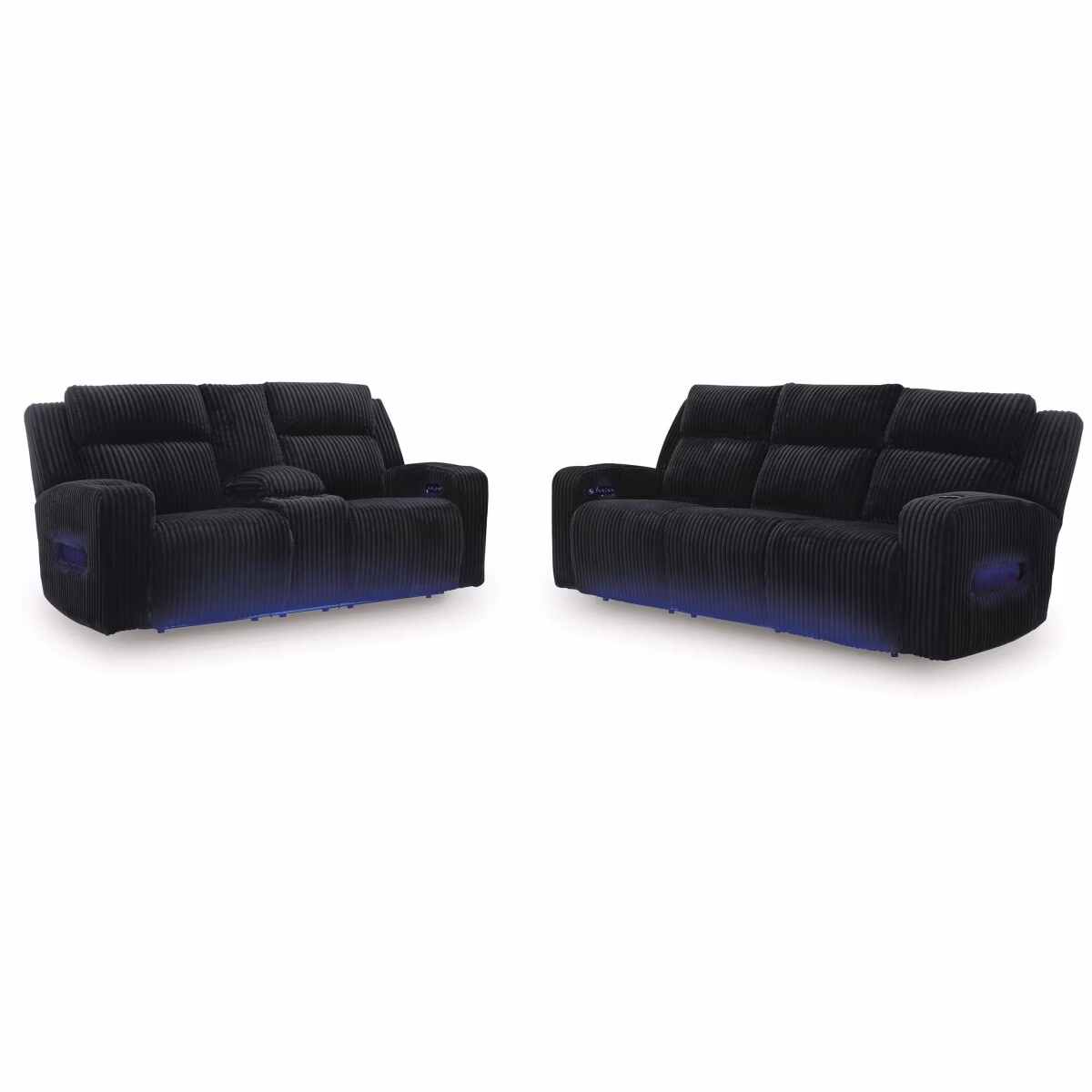Belvarrow Power Reclining Sofa and Loveseat - Image 2