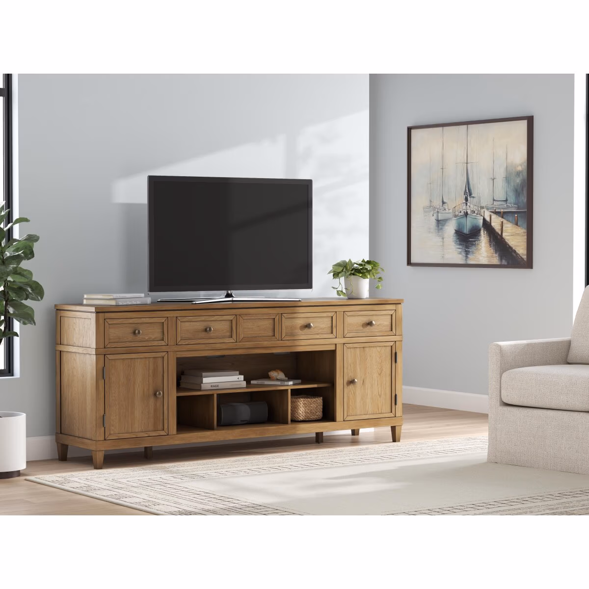 Sharlance 81" TV Stand - Image 9