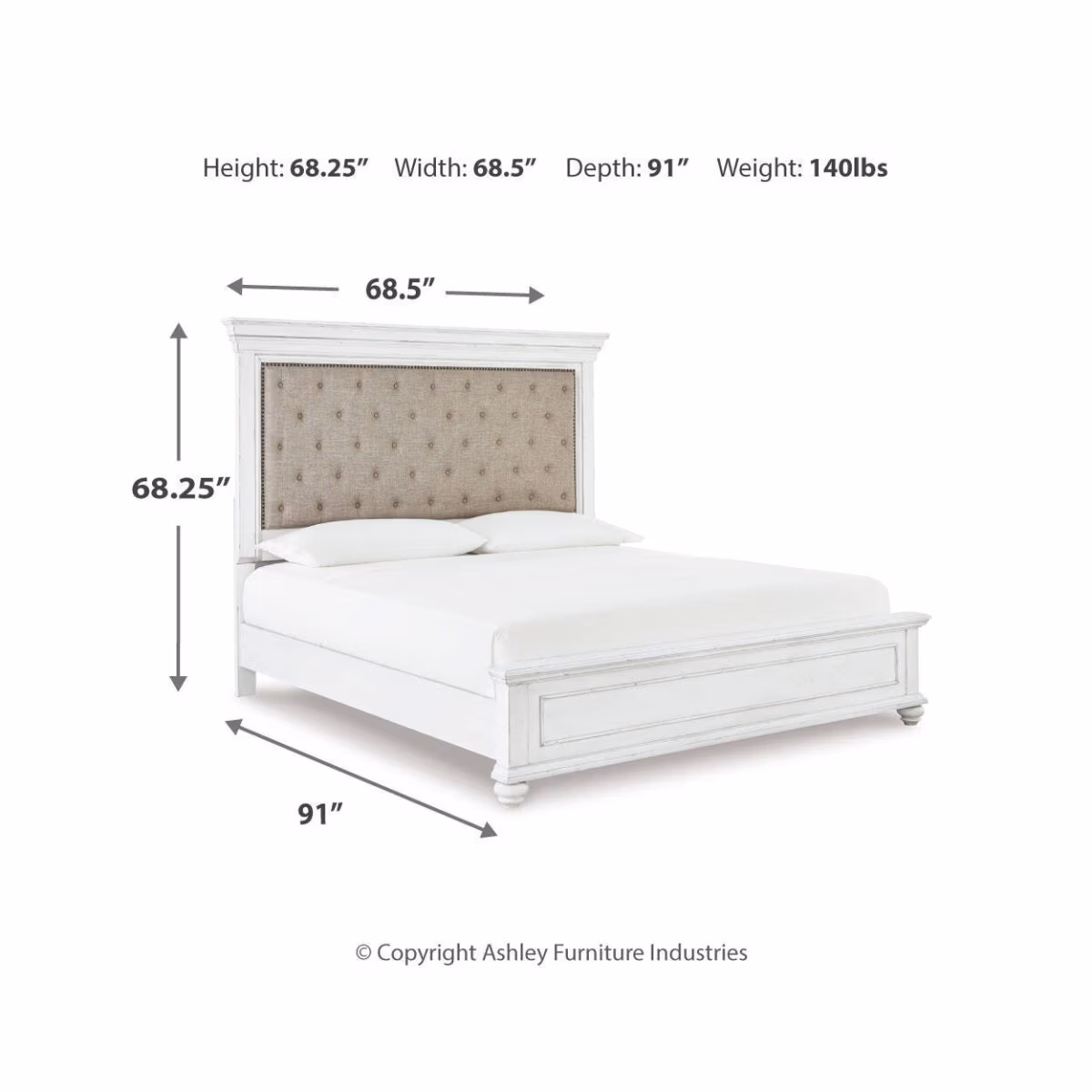Kanwyn Queen Panel Bed - Image 5