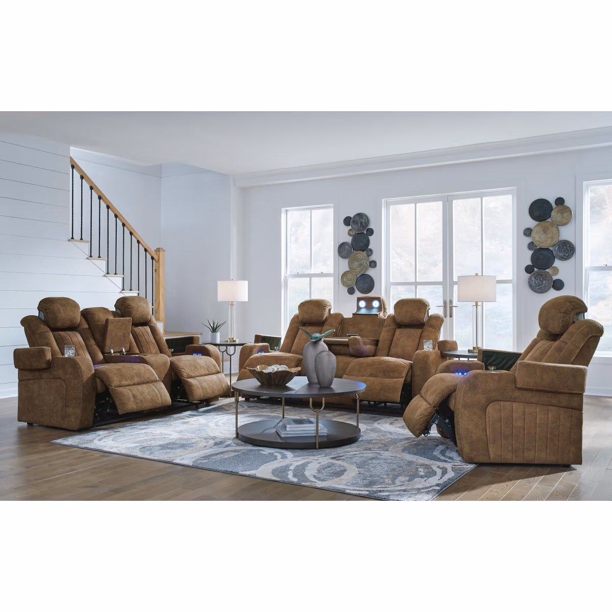 Wolfridge Power Reclining Sofa, Loveseat and Recliner - Image 29