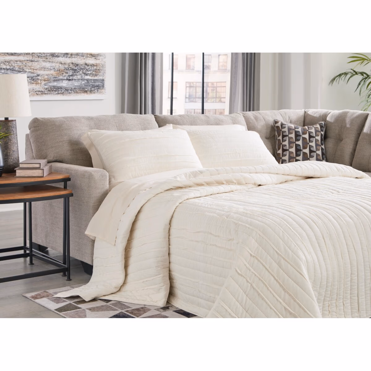 Mahoney 2-Piece Sleeper Sectional with Chaise - Image 3