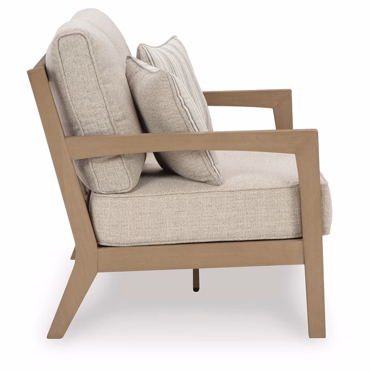 Hallow Creek Outdoor Loveseat with Cushion - Image 5
