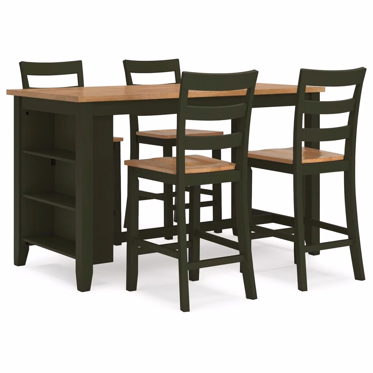 Gesthaven Counter Height Dining Table and 4 Barstools - Image 2
