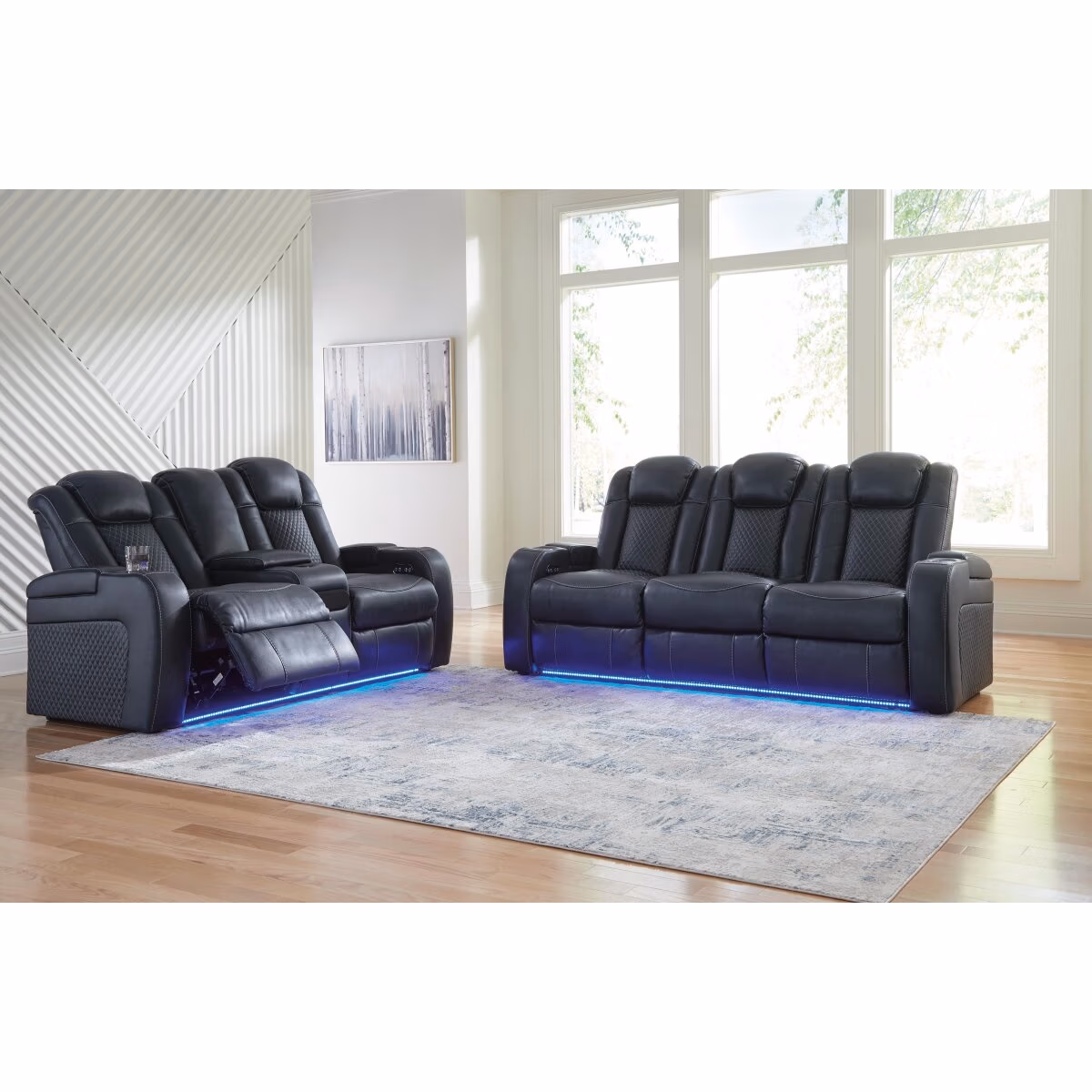 Fyne-Dyme Power Reclining Sofa and Loveseat - Image 2