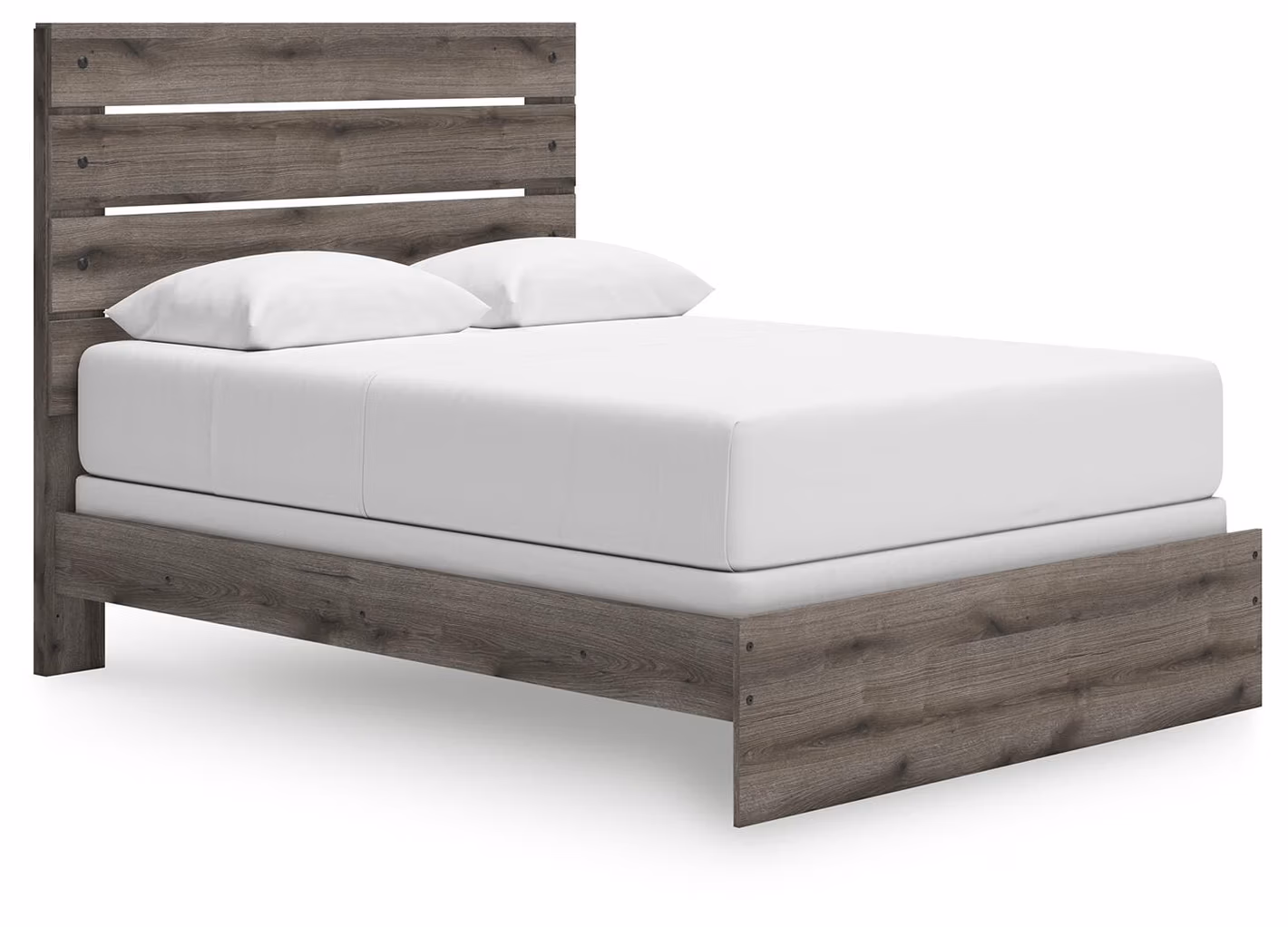 4e256d844d2ed44fa5566fbc7eff6c80 Graystorm Queen Panel Bed - Image 1