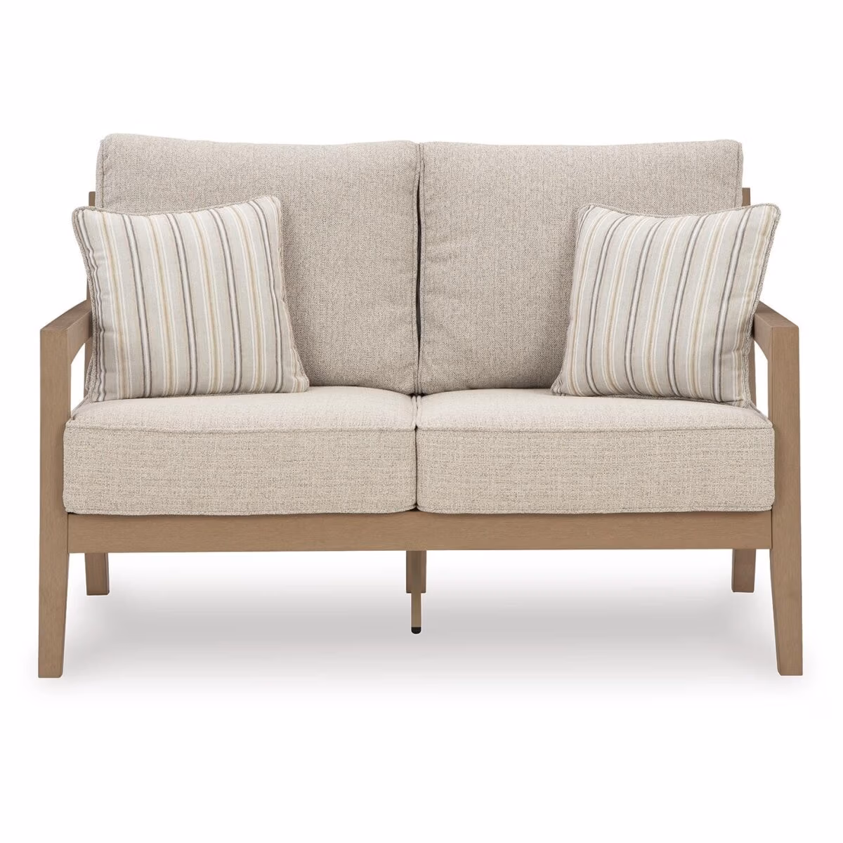 Hallow Creek Outdoor Loveseat with Cushion - Image 4