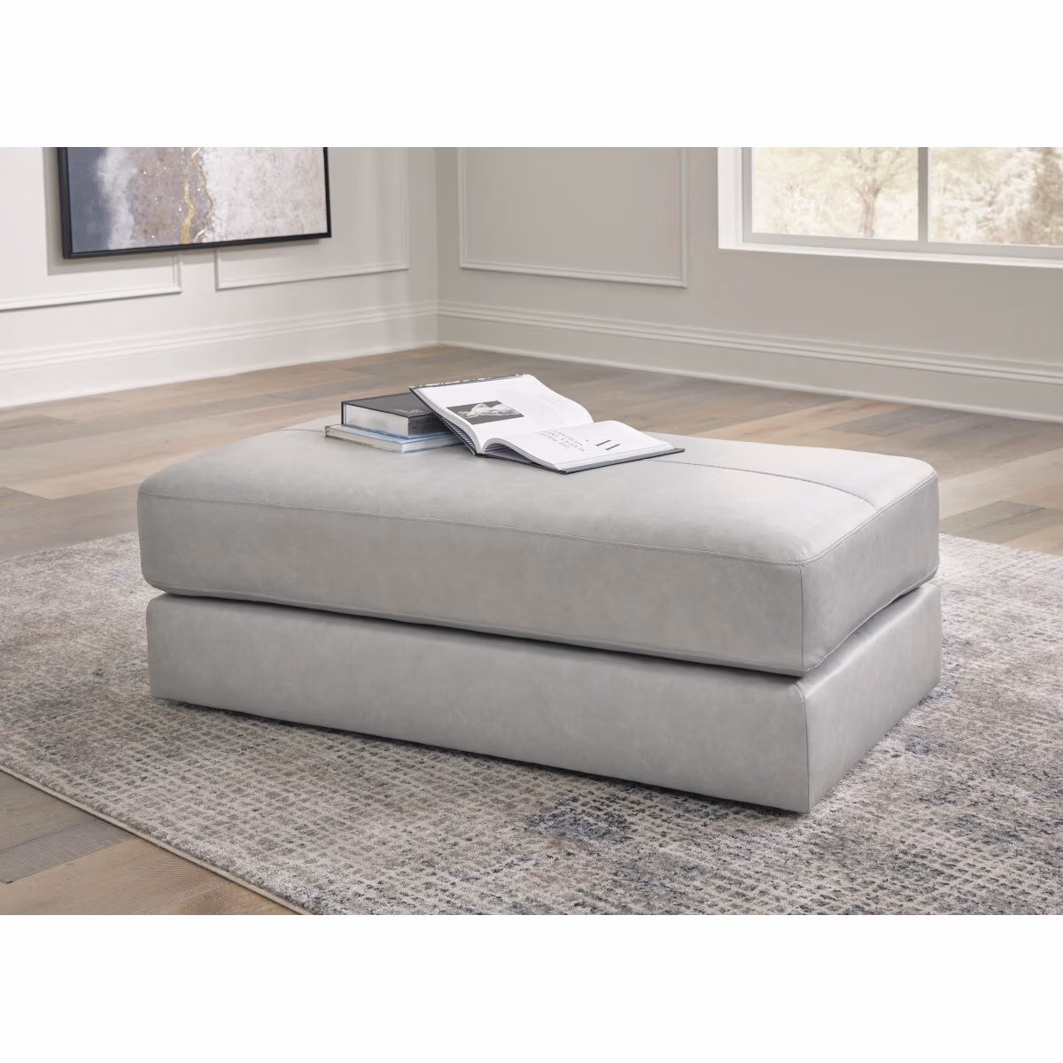 Amiata Oversized Accent Ottoman - Image 3