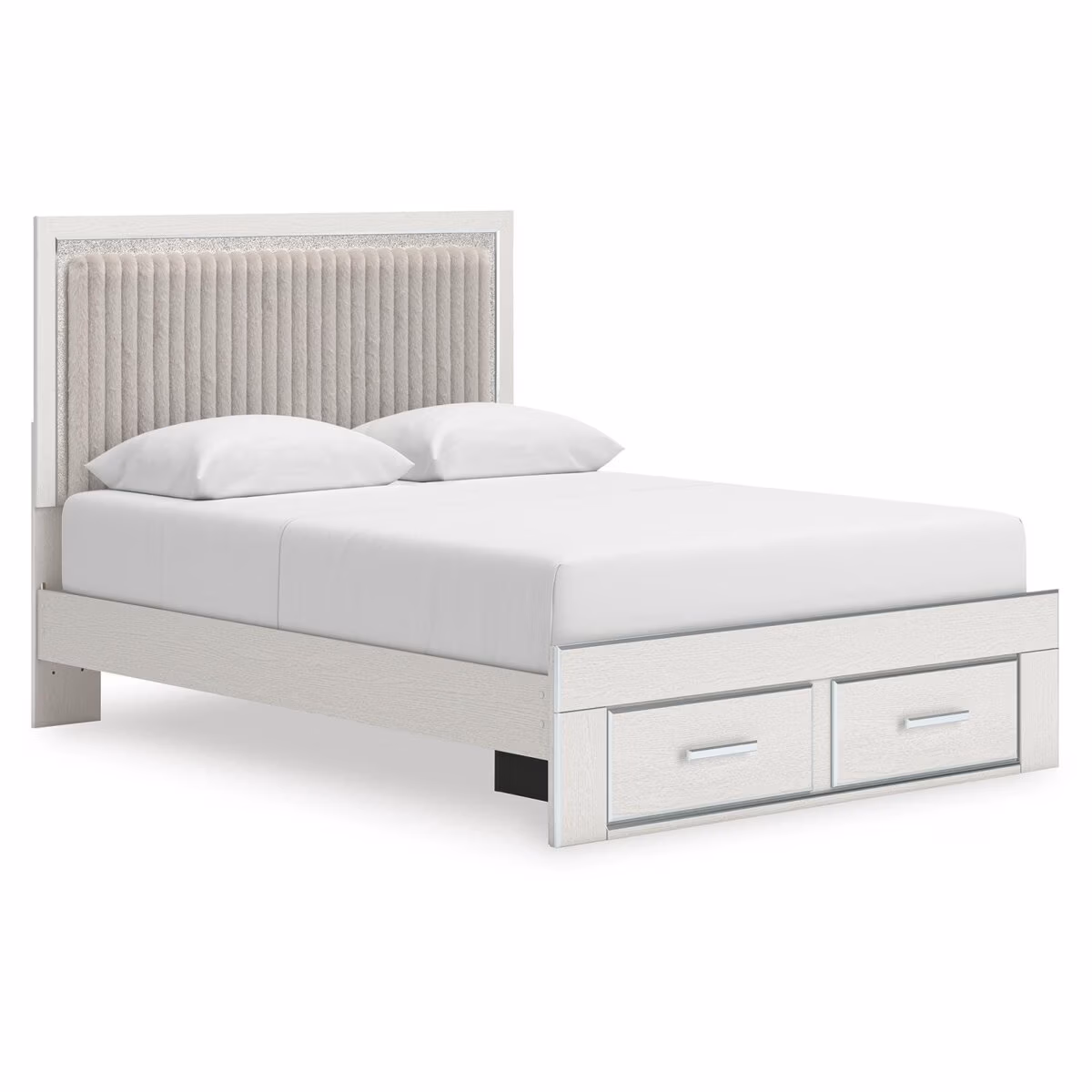 Zuraleus Queen Upholstered Panel Platform Storage Bed - Image 2