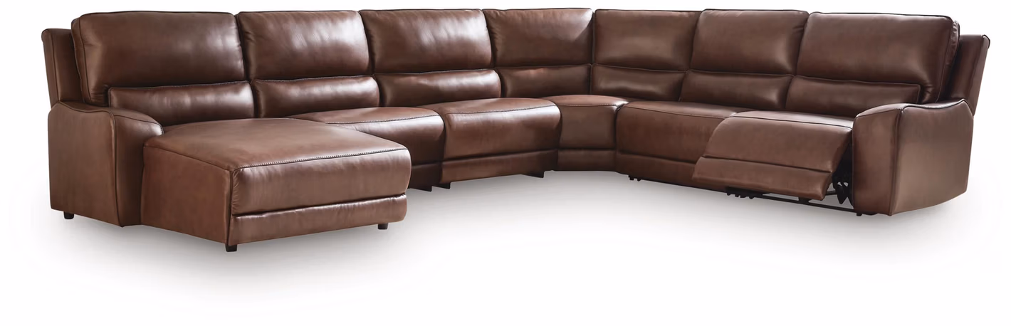 DeepWakes 6-Piece Reclining Sectional with Chaise