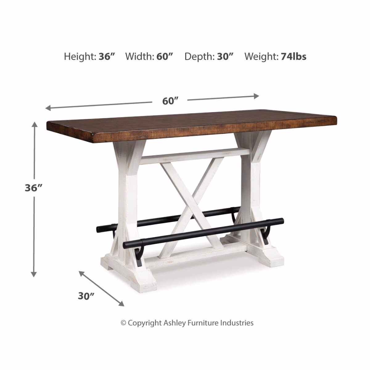 Valebeck Counter Height Dining Table - Image 5
