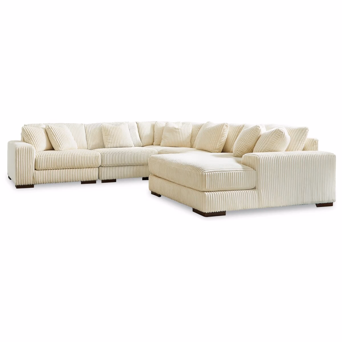 Lindyn 5-Piece Sectional with Chaise - Image 2
