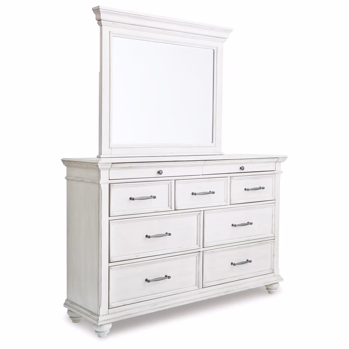 Kanwyn King Panel Bed, Dresser and Mirror - Image 4