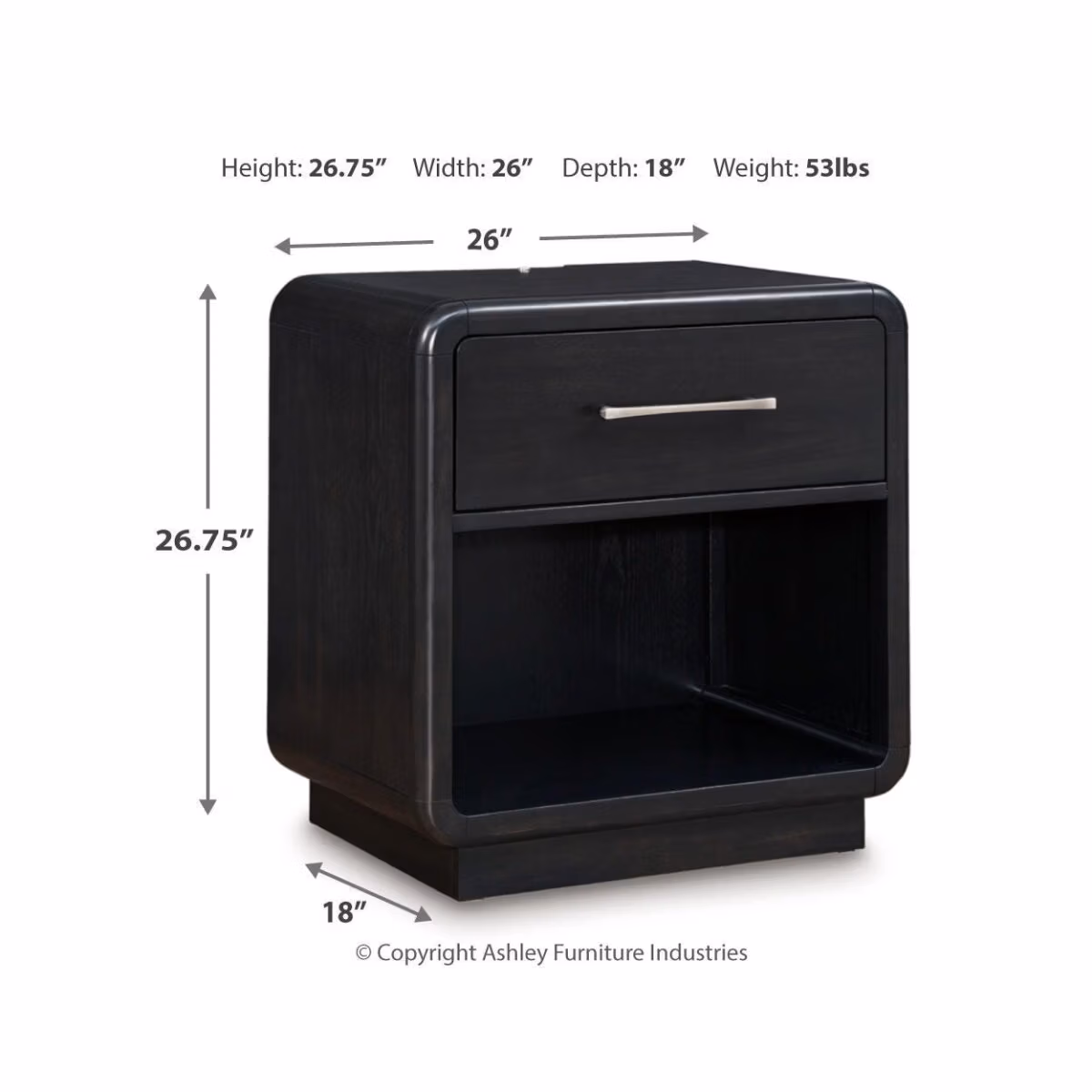 Rowanbeck King Panel Bed, Dresser, Mirror, Chest and Nightstand - Image 19
