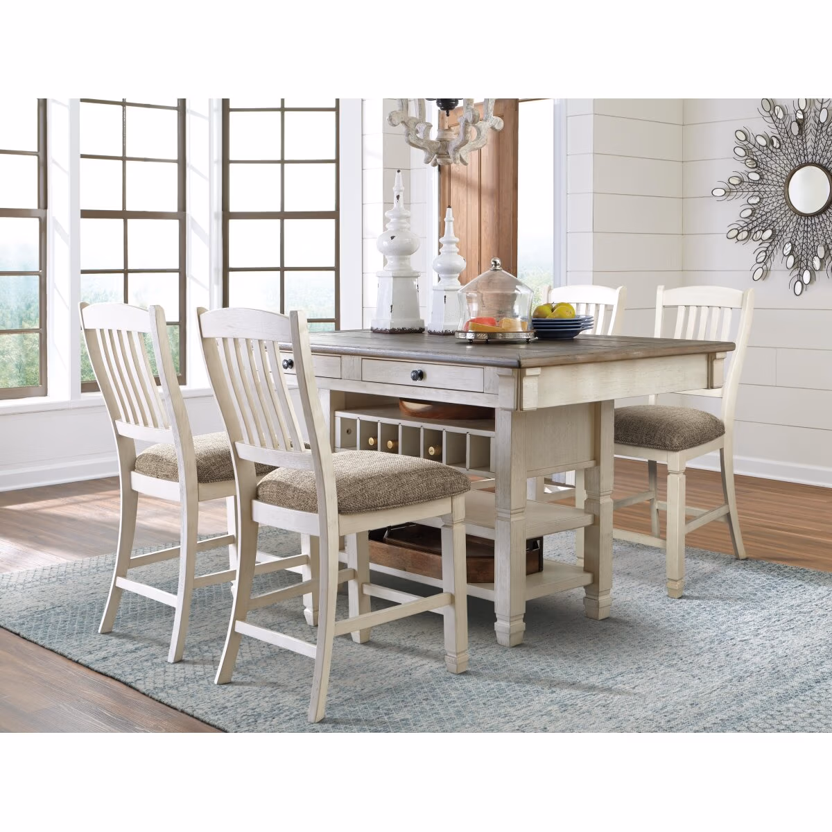 Bolanburg Counter Height Dining Table and 4 Barstools - Image 11