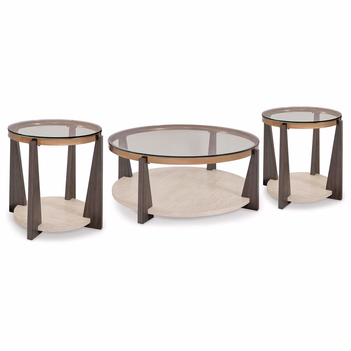 Frazwa Coffee Table and 2 End Tables - Image 2