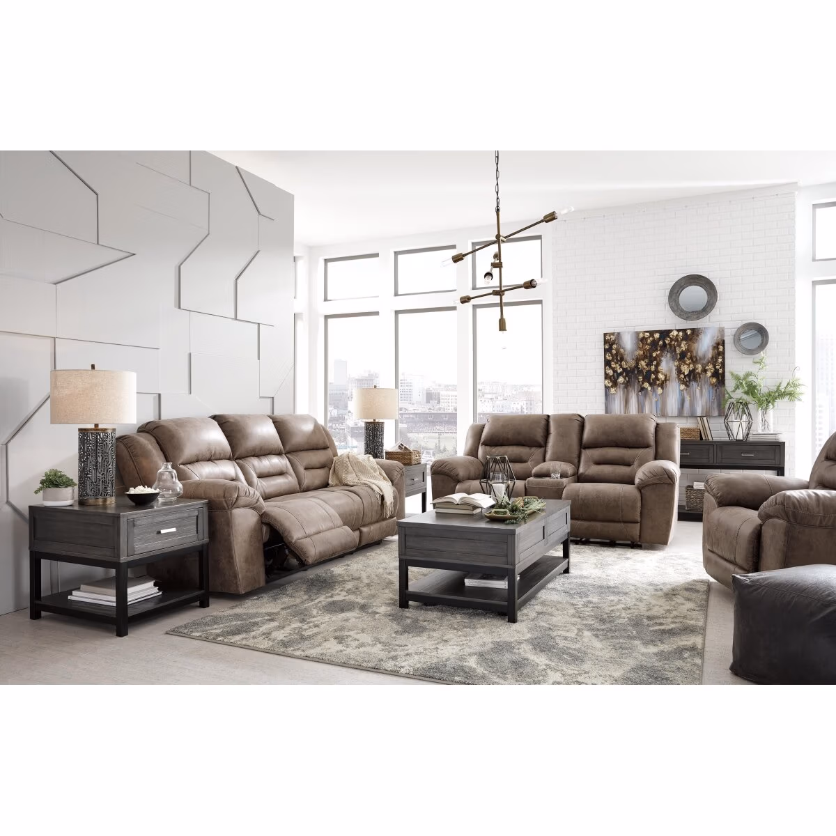 Stoneland Reclining Sofa, Loveseat and Recliner - Image 3