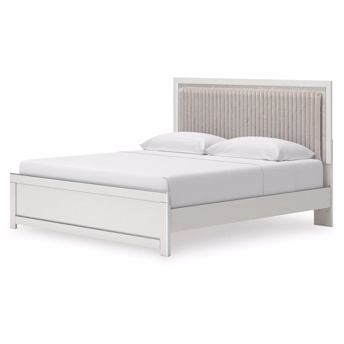 Zuraleus King Upholstered Panel Platform Bed - Image 5