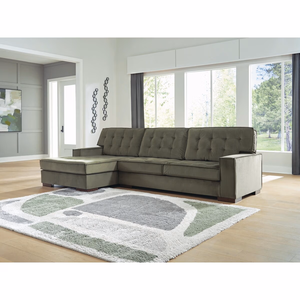 Caspian-Town 2-Piece Sectional with Chaise - Image 3