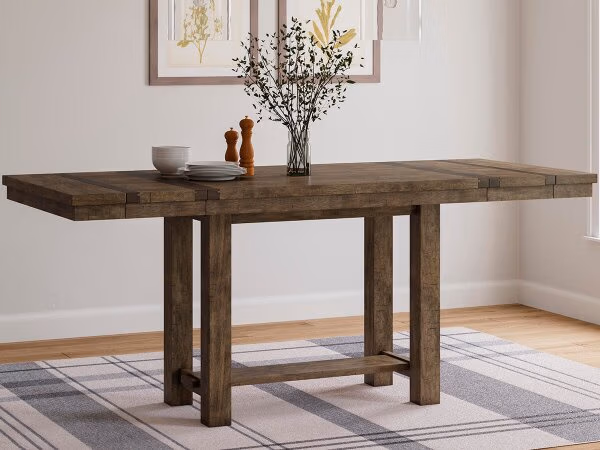 Moriville Counter Height Extension Table and 8 Barstools - Image 7
