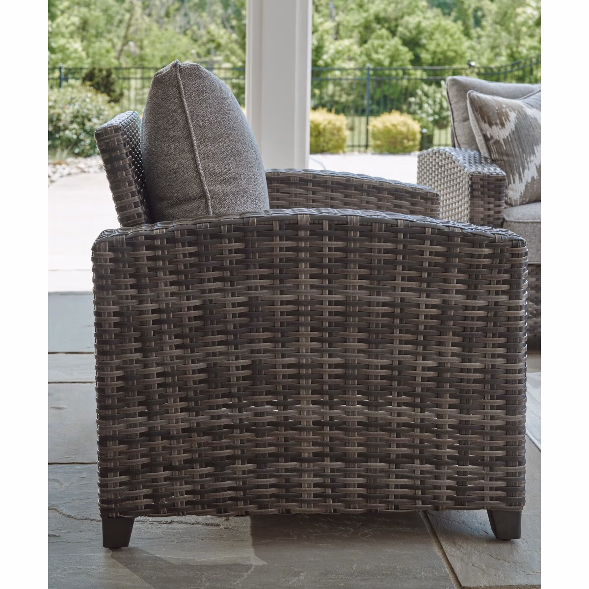 Oasis Court Outdoor Sofa/Chairs/Table Set (Set of 4) - Image 9