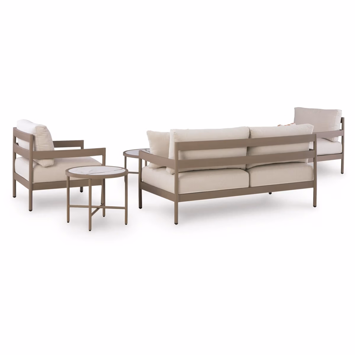 Bluff Trail Outdoor Love/Chairs/Tables Set (Set of 5) - Image 5