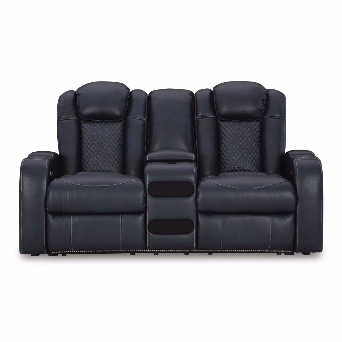 Fyne-Dyme Power Reclining Loveseat with Console - Image 6