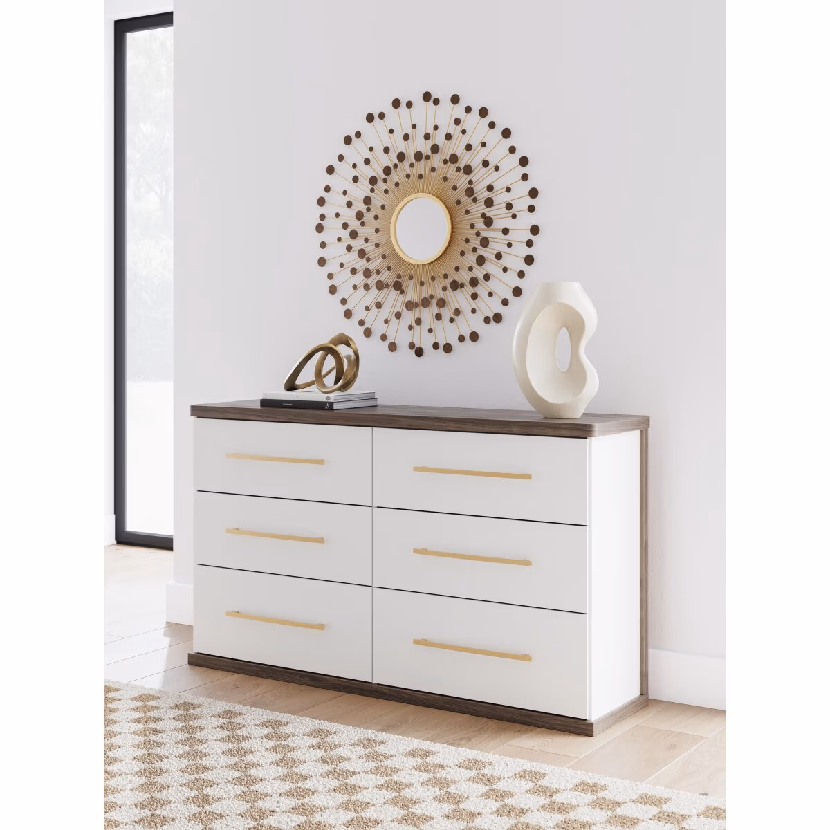 Kendanport King Upholstered Bed, Dresser and Nightstand - Image 28