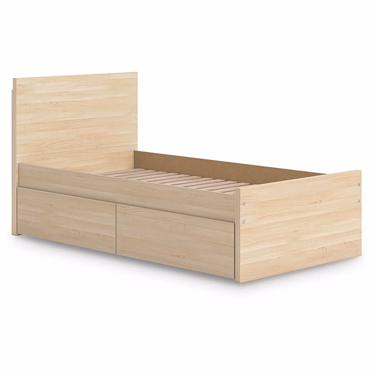 Onita Twin Panel Platform Bed with 1 Side Storage - Image 5