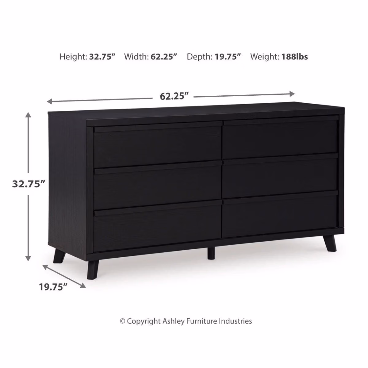 Danziar Queen Panel Bed, Dresser and Nightstand - Image 16