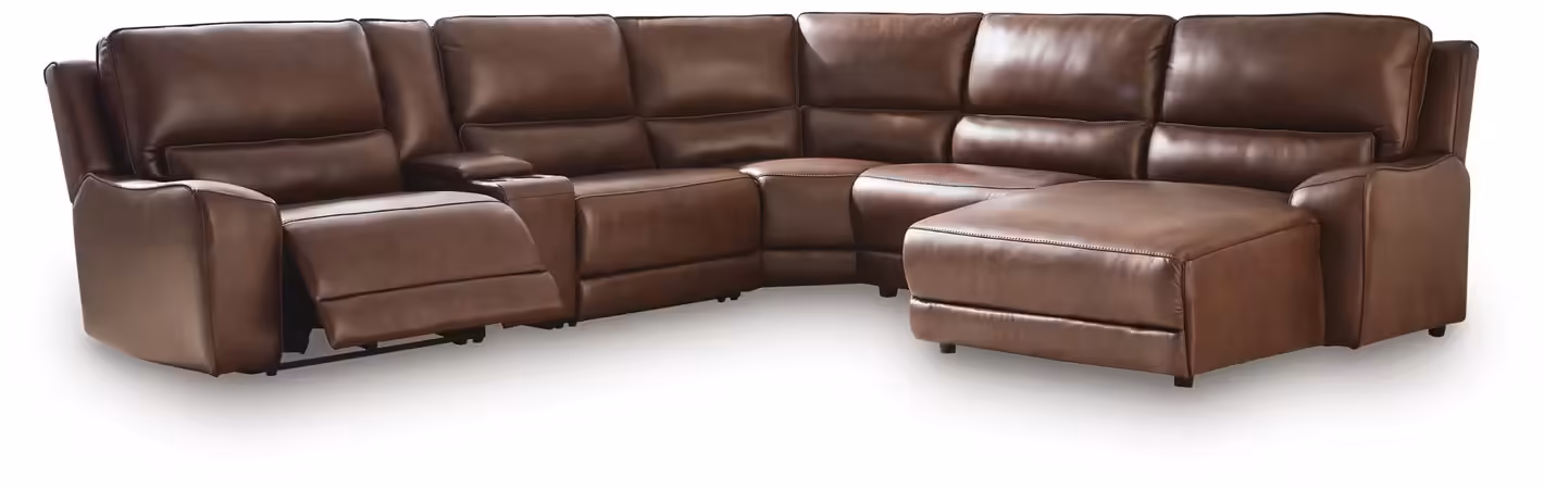 DeepWakes 6-Piece Power Reclining Sectional with Chaise