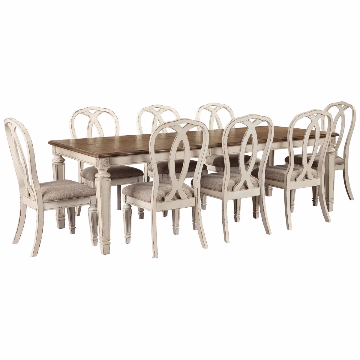 Realyn Dining Extension Table and 8 Chairs - Image 2