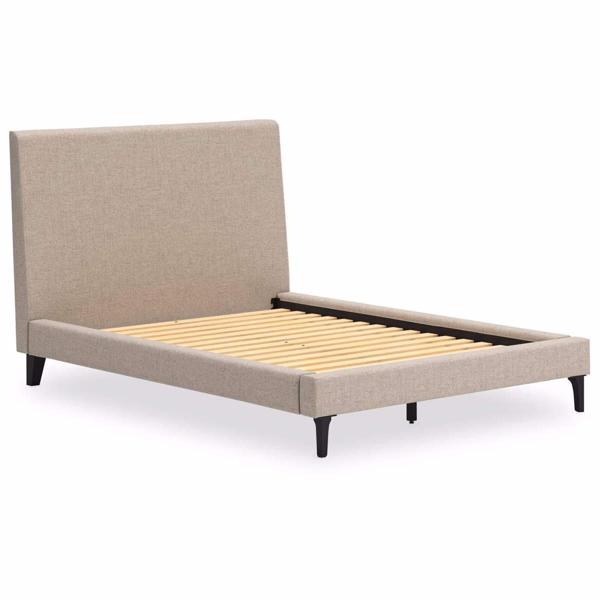 Cielden Full Upholstered Bed with Roll Slats - Image 4