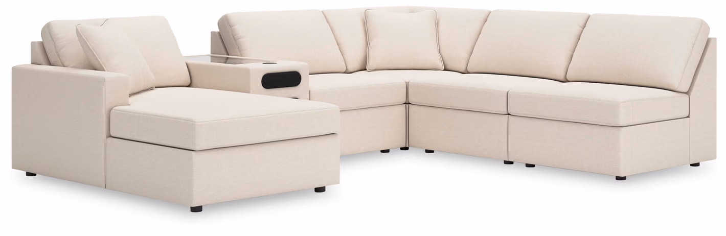 55bdb17658e16cc76b6d5defef41d5c5 Modmax 6-Piece Sectional with Chaise - Image 1