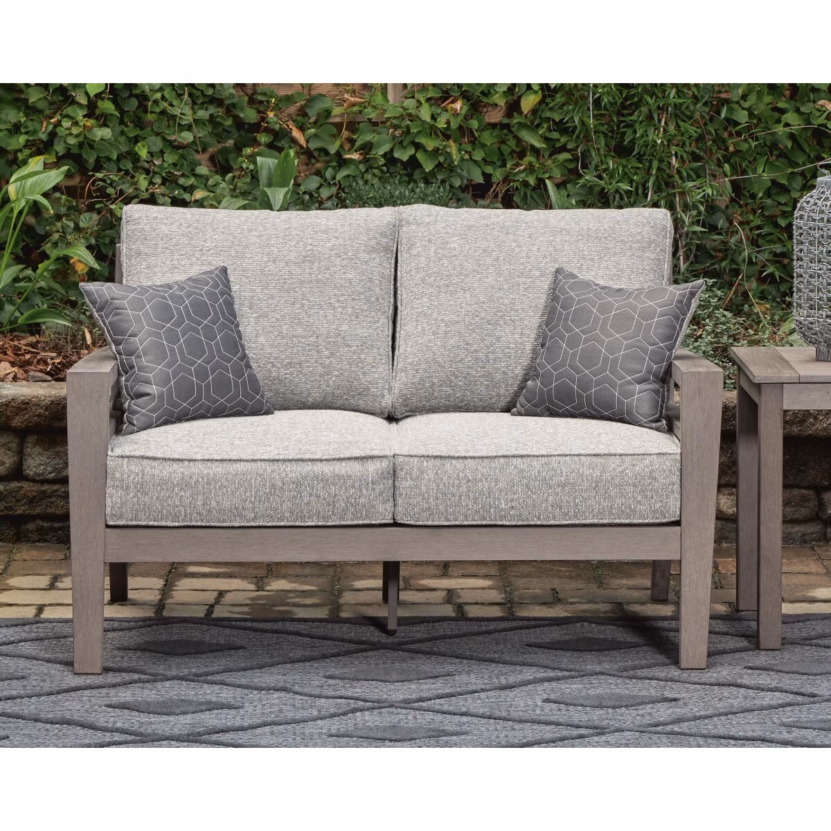Hillside Barn Outdoor Loveseat with Cushion - Image 3