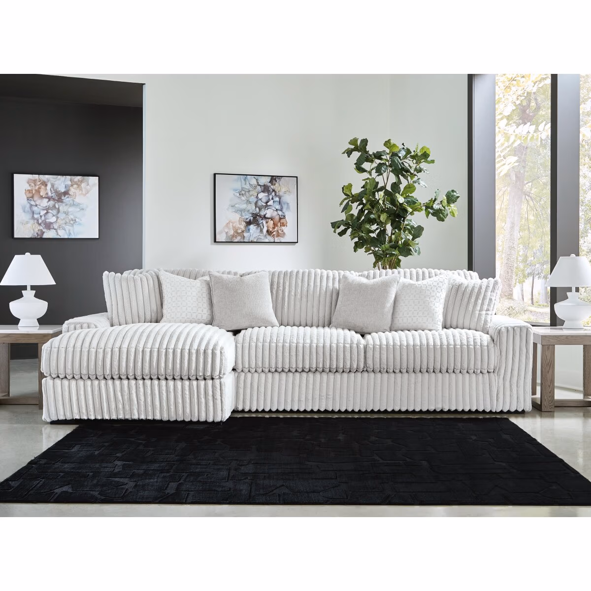 Stupendous 2-Piece Sectional with Chaise - Image 2