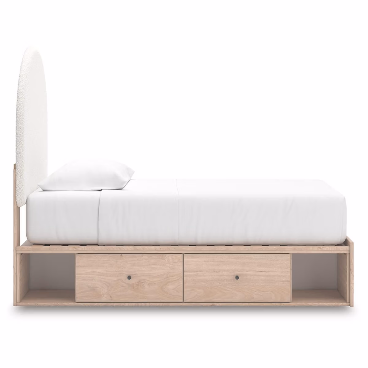 Arloster Twin Upholstered Panel Bed with Storage - Image 10