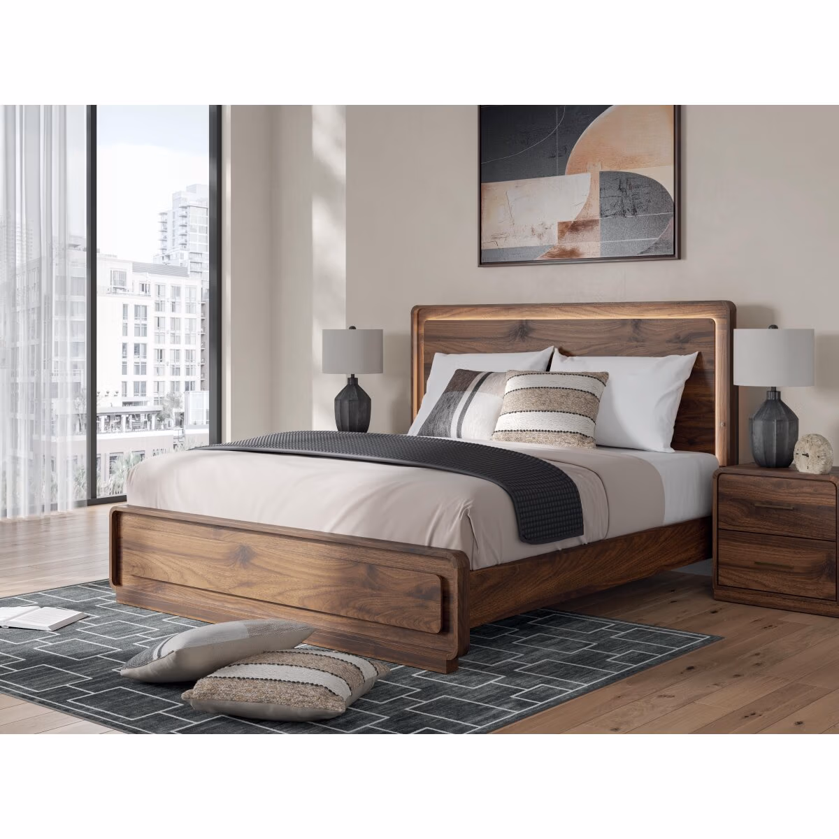 Fortlorn King Panel Bed - Image 3