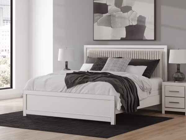 Zuraleus King Upholstered Panel Bed - Image 3