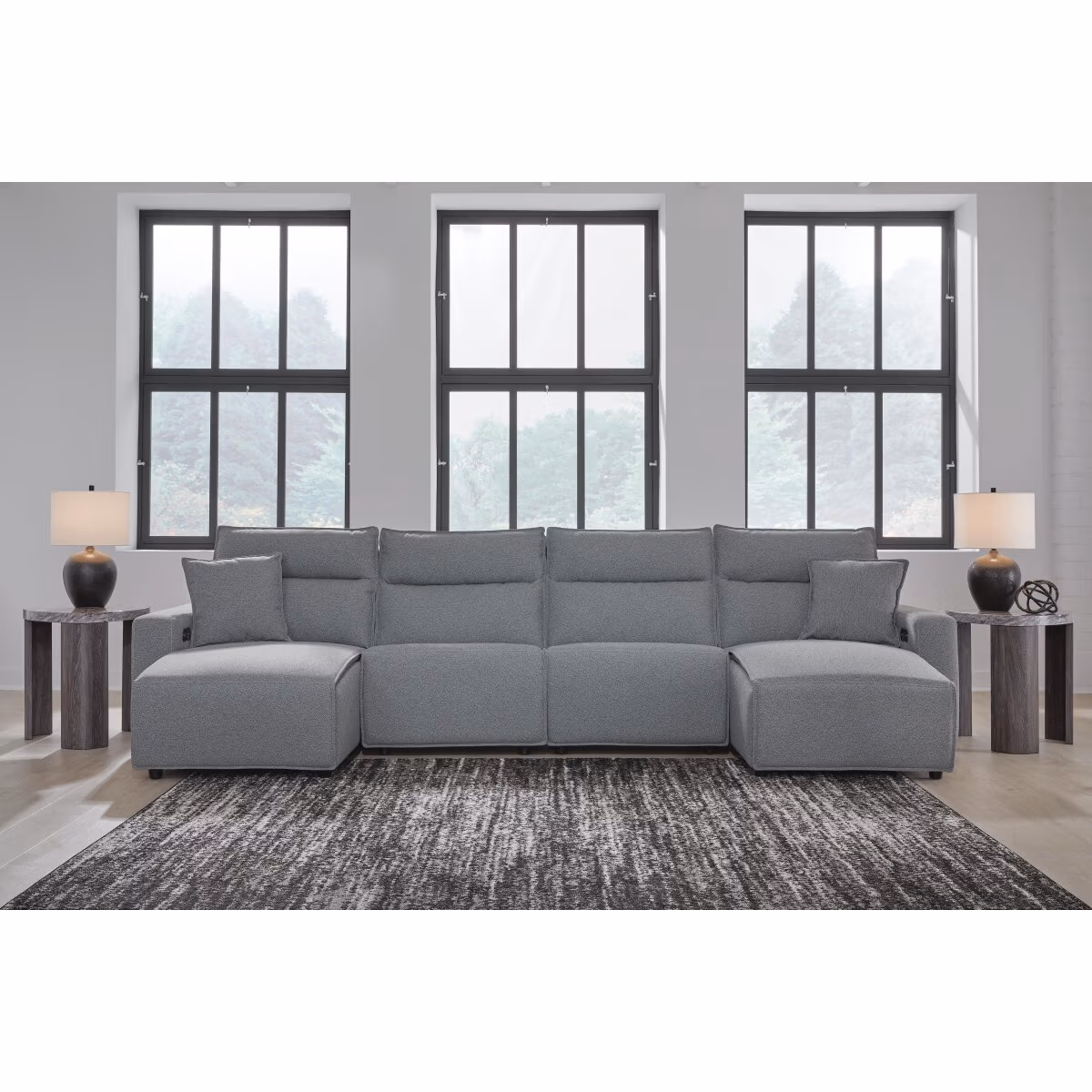 Modmax II 4-Piece Reclining Sectional with Double Chaise - Image 3