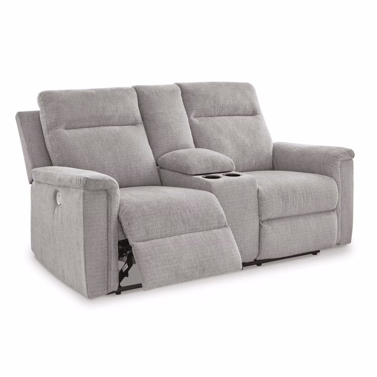 Barnsana Power Reclining Loveseat with Console - Image 4