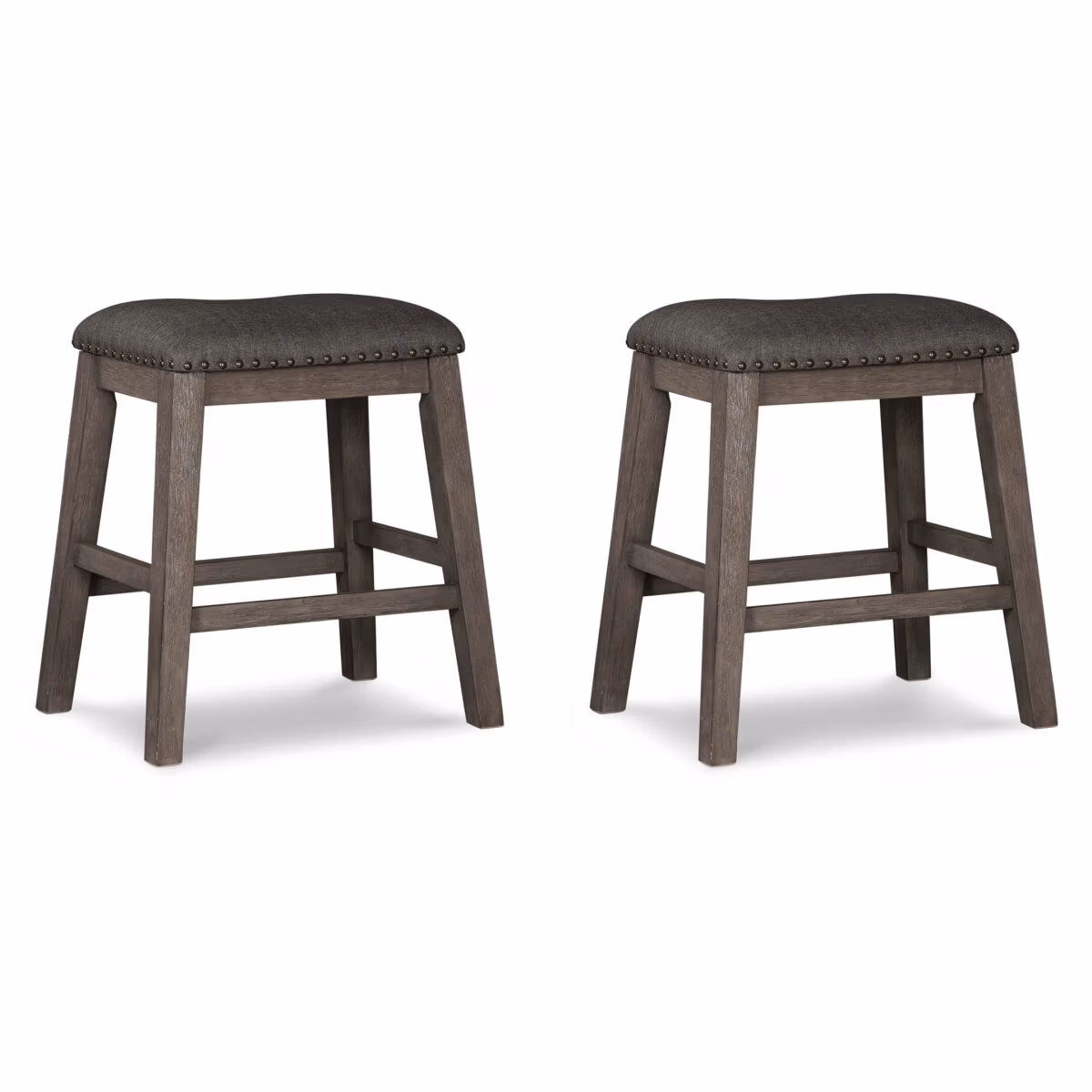 Caitbrook Counter Height Upholstered Bar Stool (Set of 2) - Image 2
