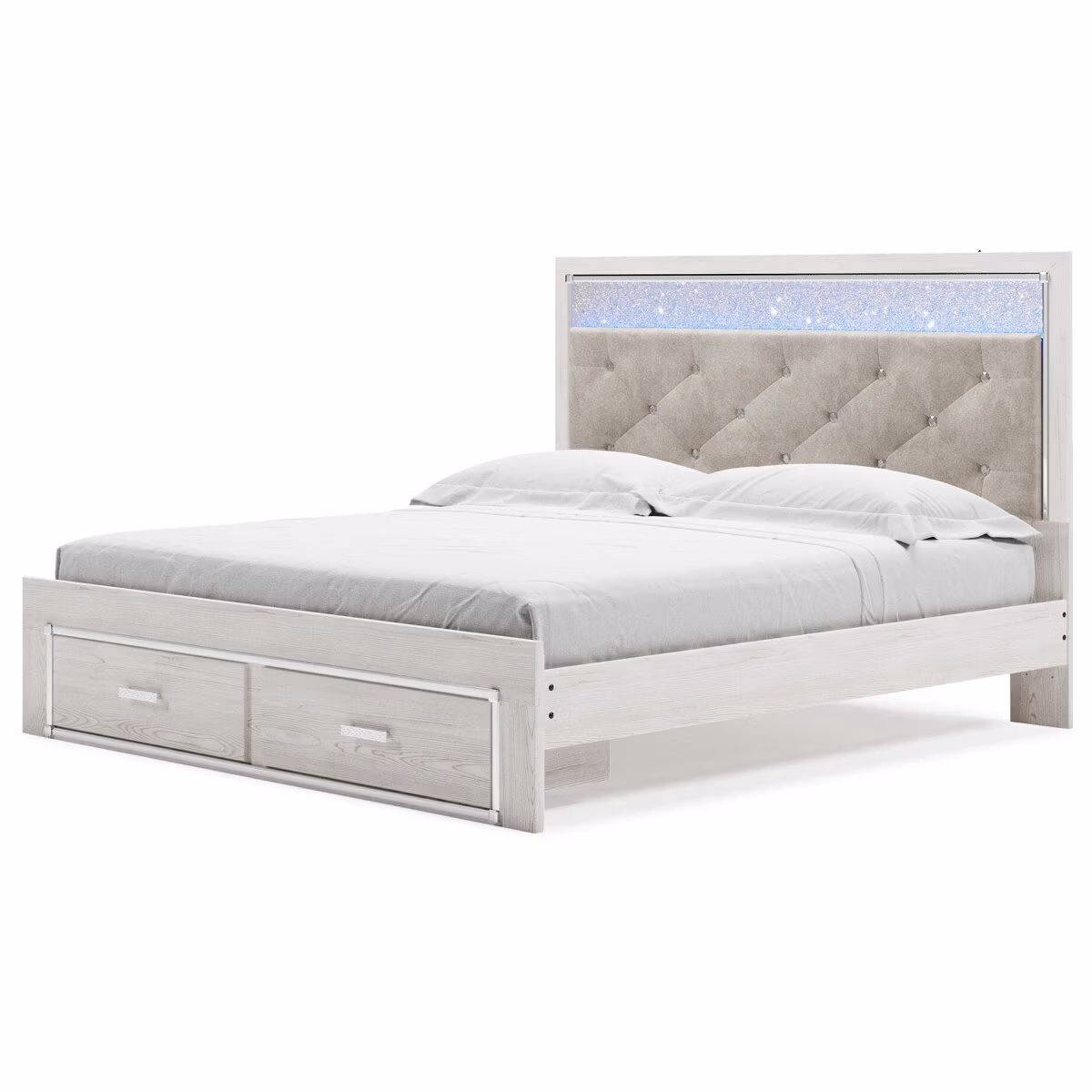 Altyra King Upholstered Storage Bed, Dresser, Mirror, Chest, and Nightstand - Image 13