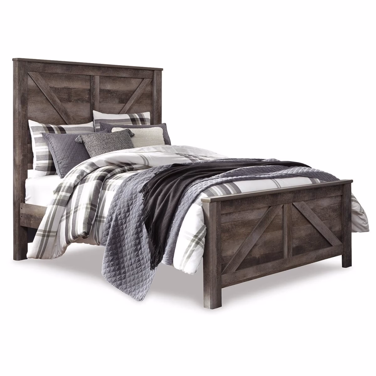 Wynnlow Queen Crossbuck Panel Bed - Image 2