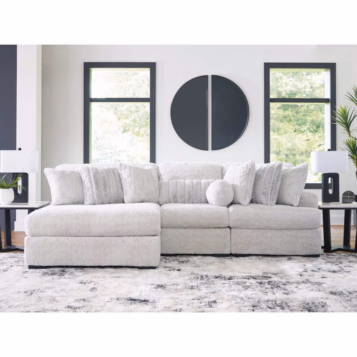Cuddle Plush 3-Piece Sectional with Chaise - Image 3
