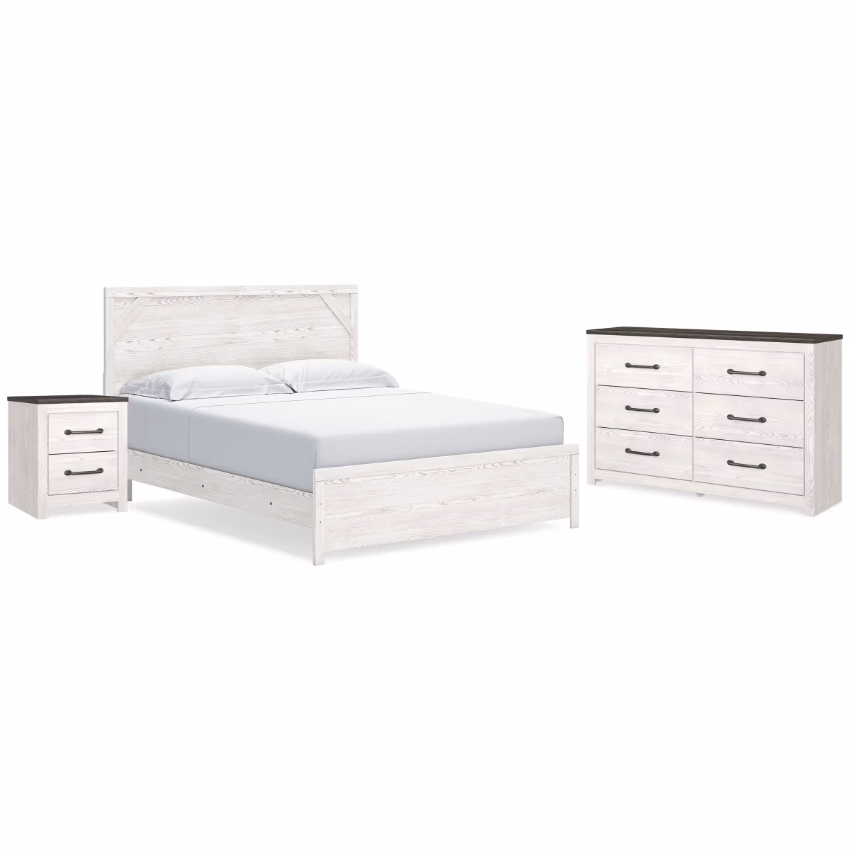 Gerridan King Panel Bed, Dresser and Nightstand - Image 2